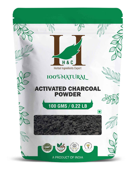 H&C Natural Activated Charcoal Powder - 100gm - HNW GLOBAL