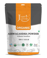 Just Jaivik Organic Ashwagandha Powder - 100gm - HNW GLOBAL