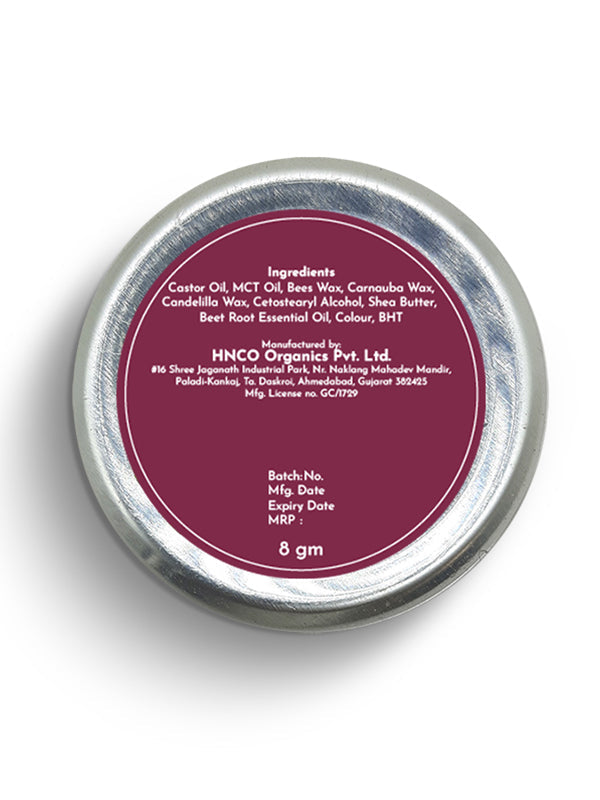 Beetroot Lip Balm with Shea Butter - 8 Grams