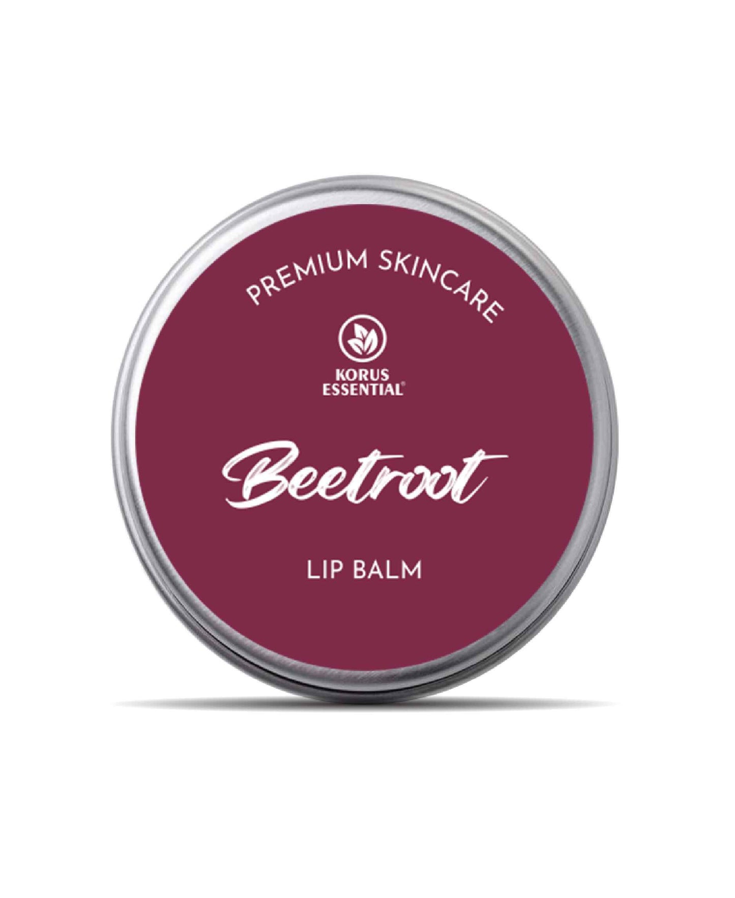 Korus Essential Beetroot Lip Balm with Shea Butter - 8 Grams