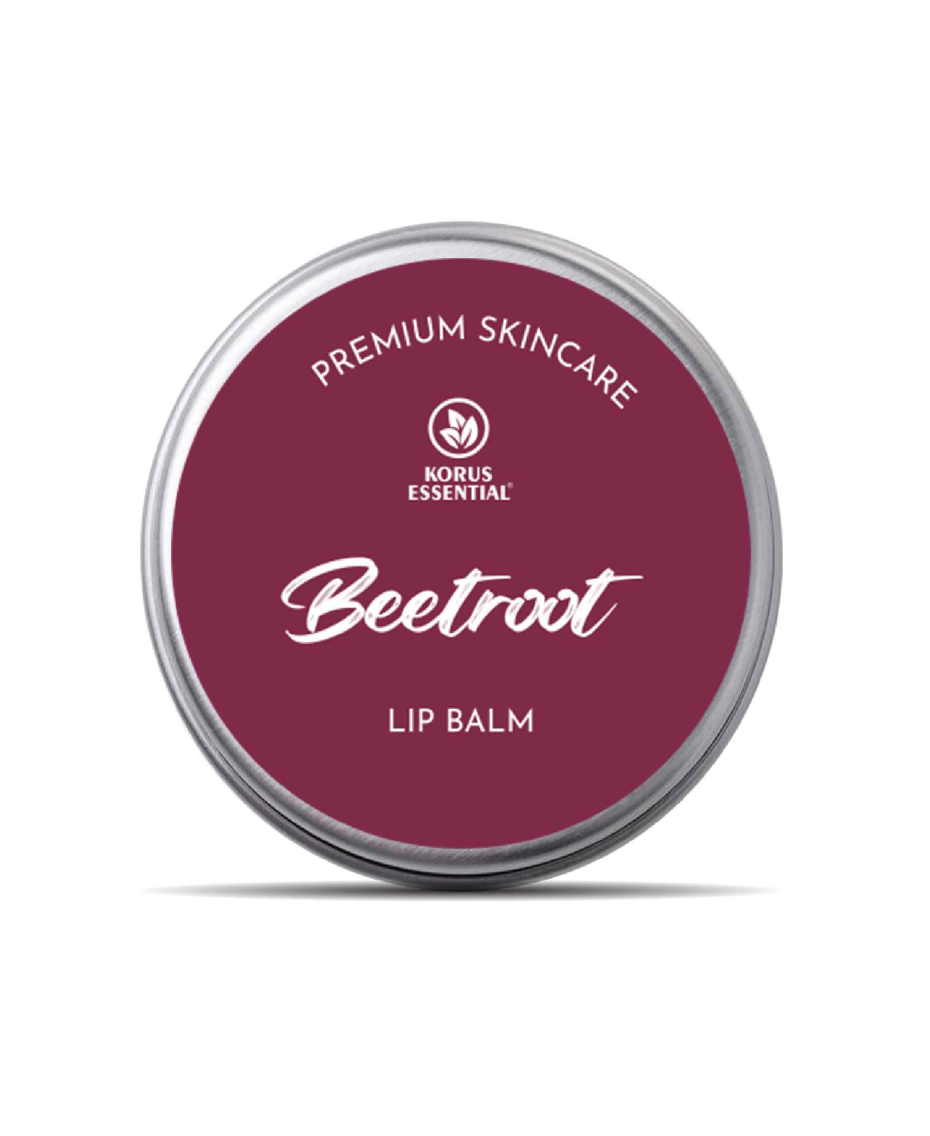 Korus Essential Beetroot Lip Balm with Shea Butter  - 8 Grams - HNW GLOBAL