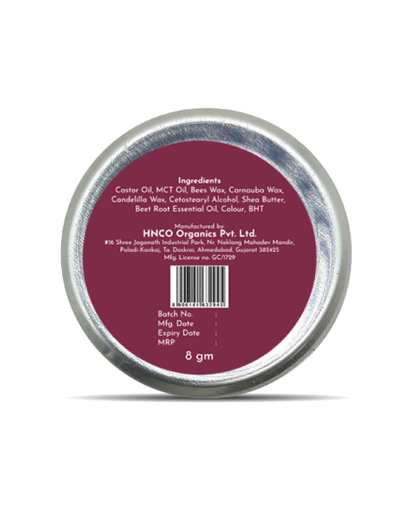 Korus Essential Beetroot Lip Balm with Shea Butter - 8 Grams