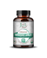 Just Jaivik Organic Bhoomi Amla Caplet - 750mg, 90 count - HNW GLOBAL