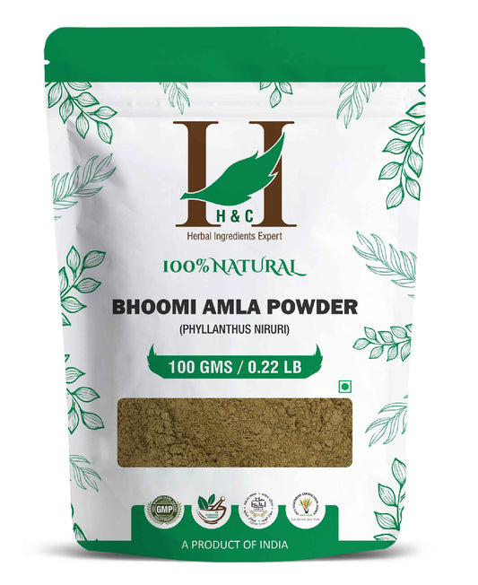 H&C Natural Bhoomi Amla Powder - 100gm - HNW GLOBAL