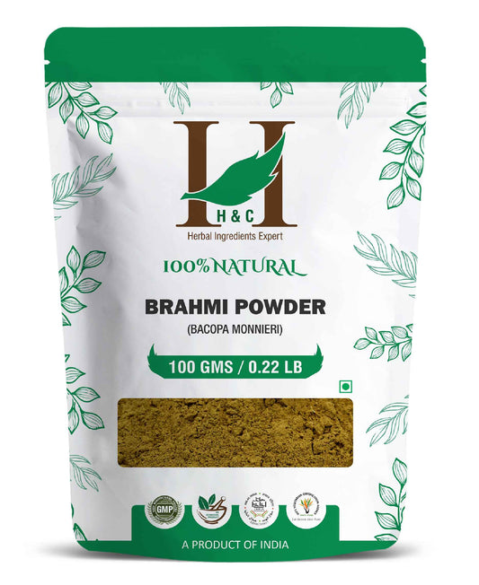 H&C Natural Brahmi Powder - 100gm - HNW GLOBAL