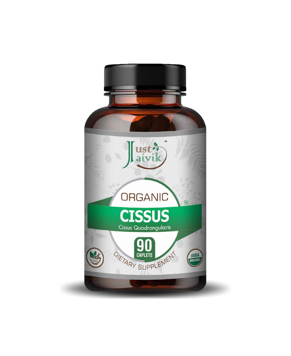 Just Jaivik Organic Cissus Caplet - 750mg, 90 count - HNW GLOBAL