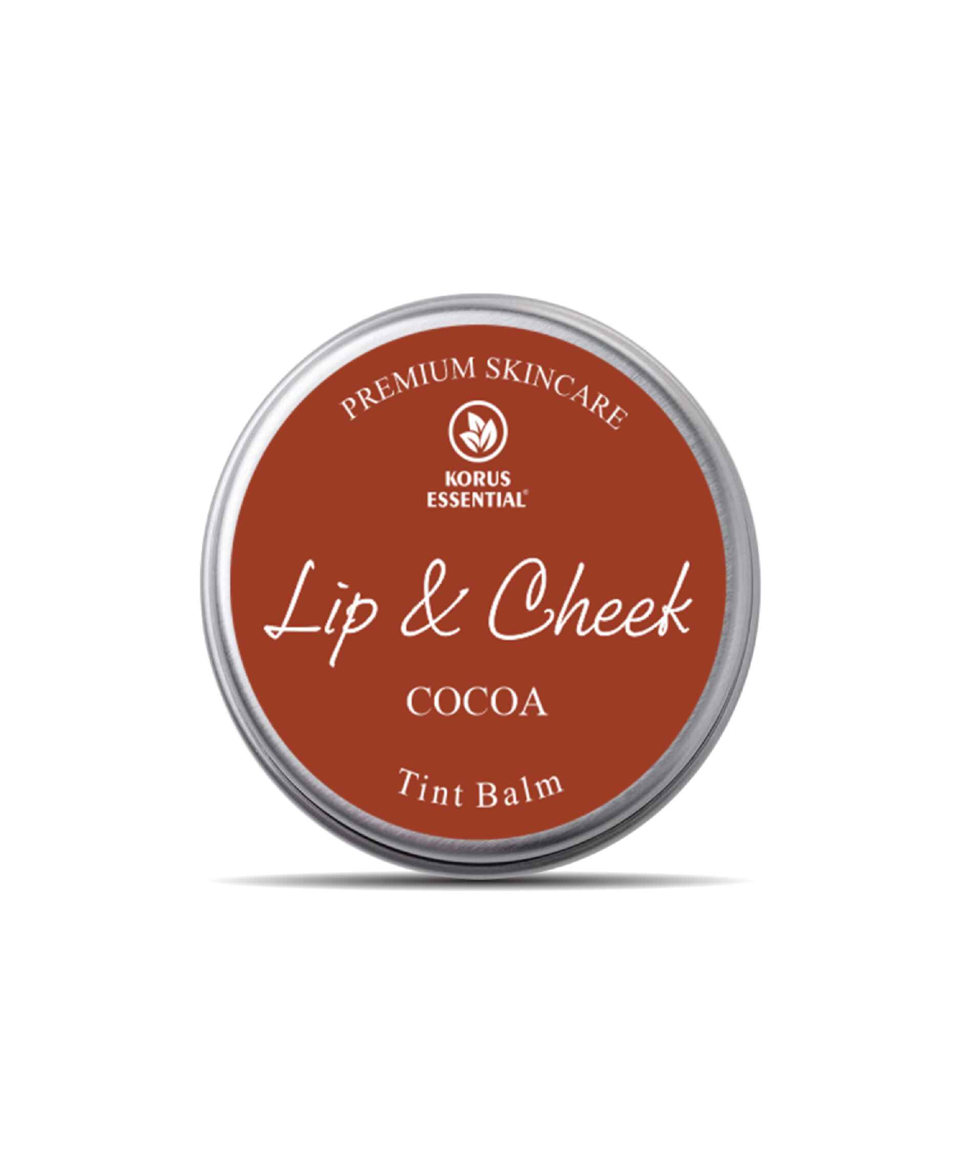 Korus Essential Cocoa Lip & Cheek Tint Balm - 8 Grams - HNW GLOBAL