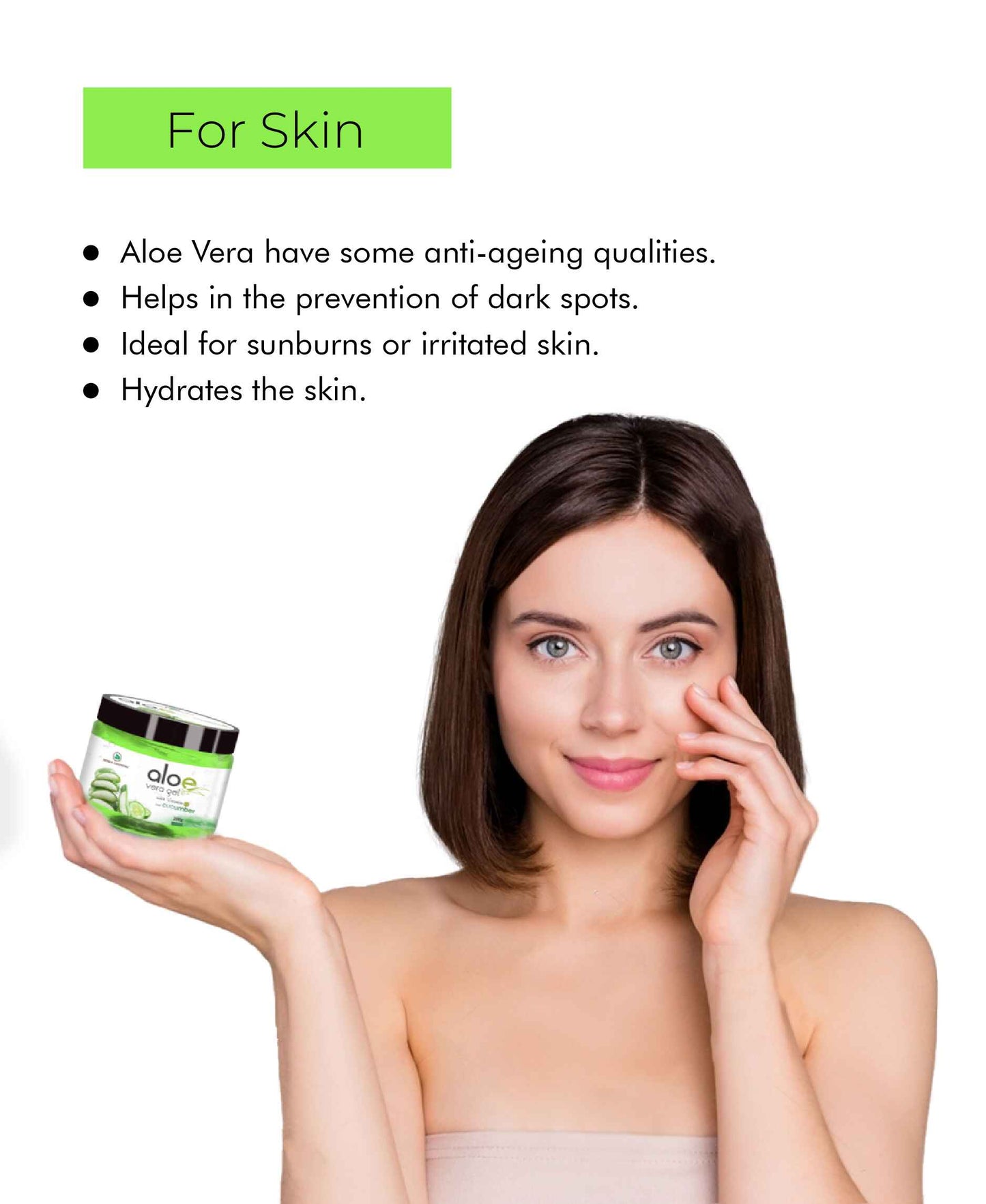 Korus Essential Aloe Vera Gel with Cucumber and Vitamin E - 200g Pack - HNW GLOBAL