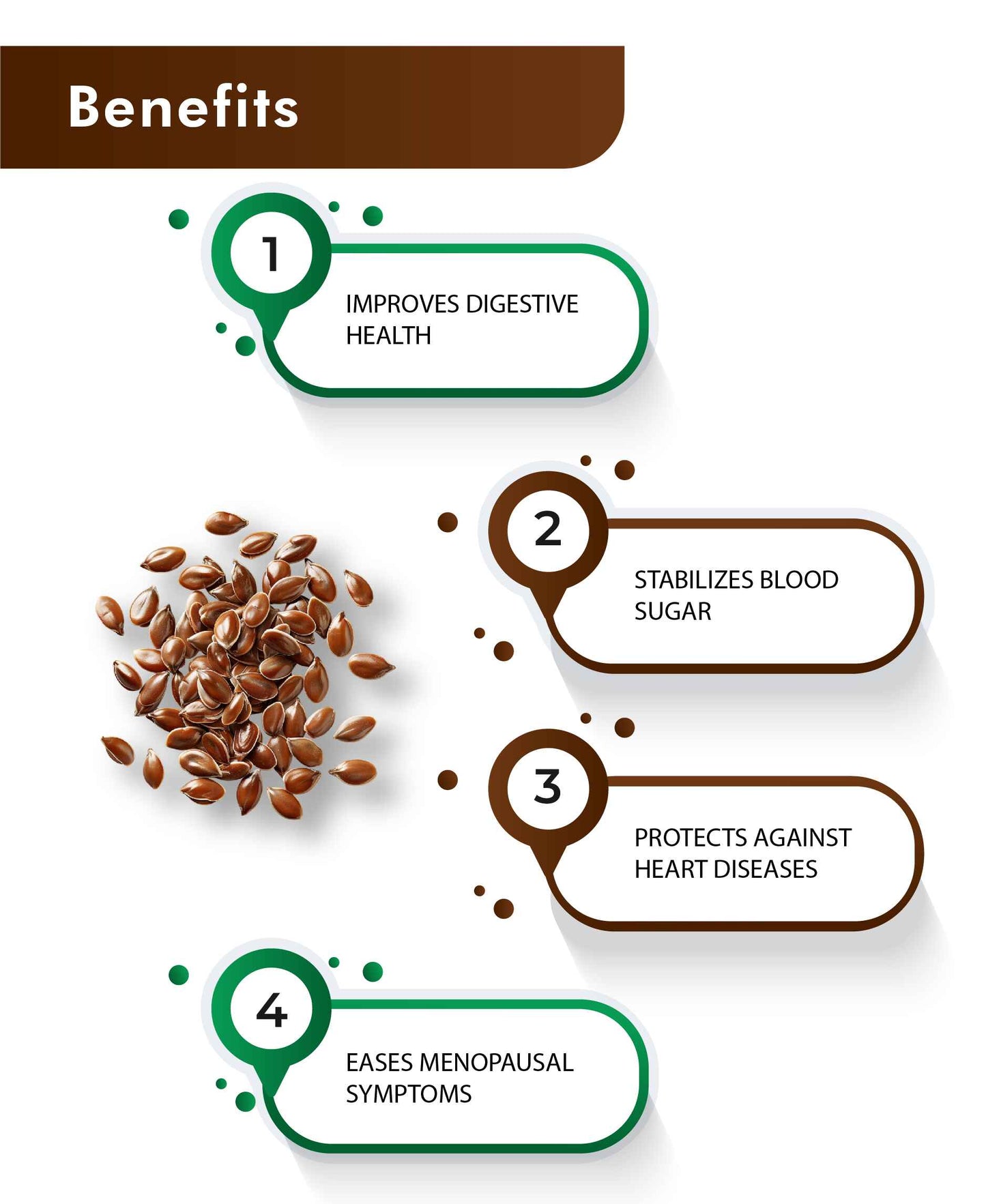 H&C Natural Flax Seed Powder - 100gm