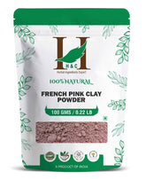 H&C Natural French Pink Clay Powder - 100gm - HNW GLOBAL