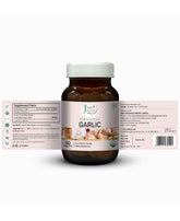 Just Jaivik Organic Garlic Tablets - 600mg, 60 Tablets - HNW GLOBAL