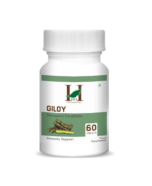 H&C Giloy Tablet - 350mg , 60 Count - HNW GLOBAL
