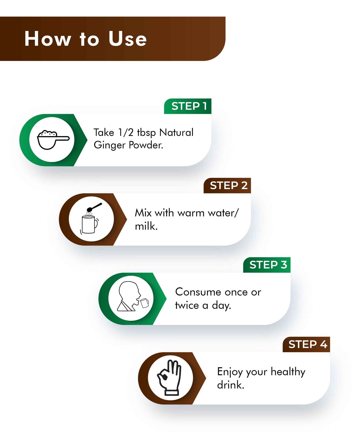 H&C Natural Ginger Powder - 100gm
