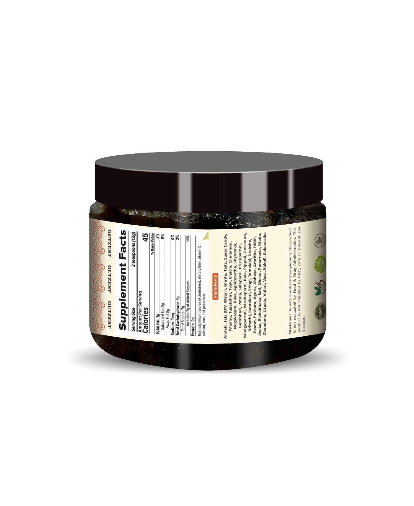 Shivamastu GUTZEST- Chyawanprash 250g (0.55 lb) – Ayurvedic Herbal Jam with 52 Ayurvedic Herbs By Shivamastu - HNW GLOBAL