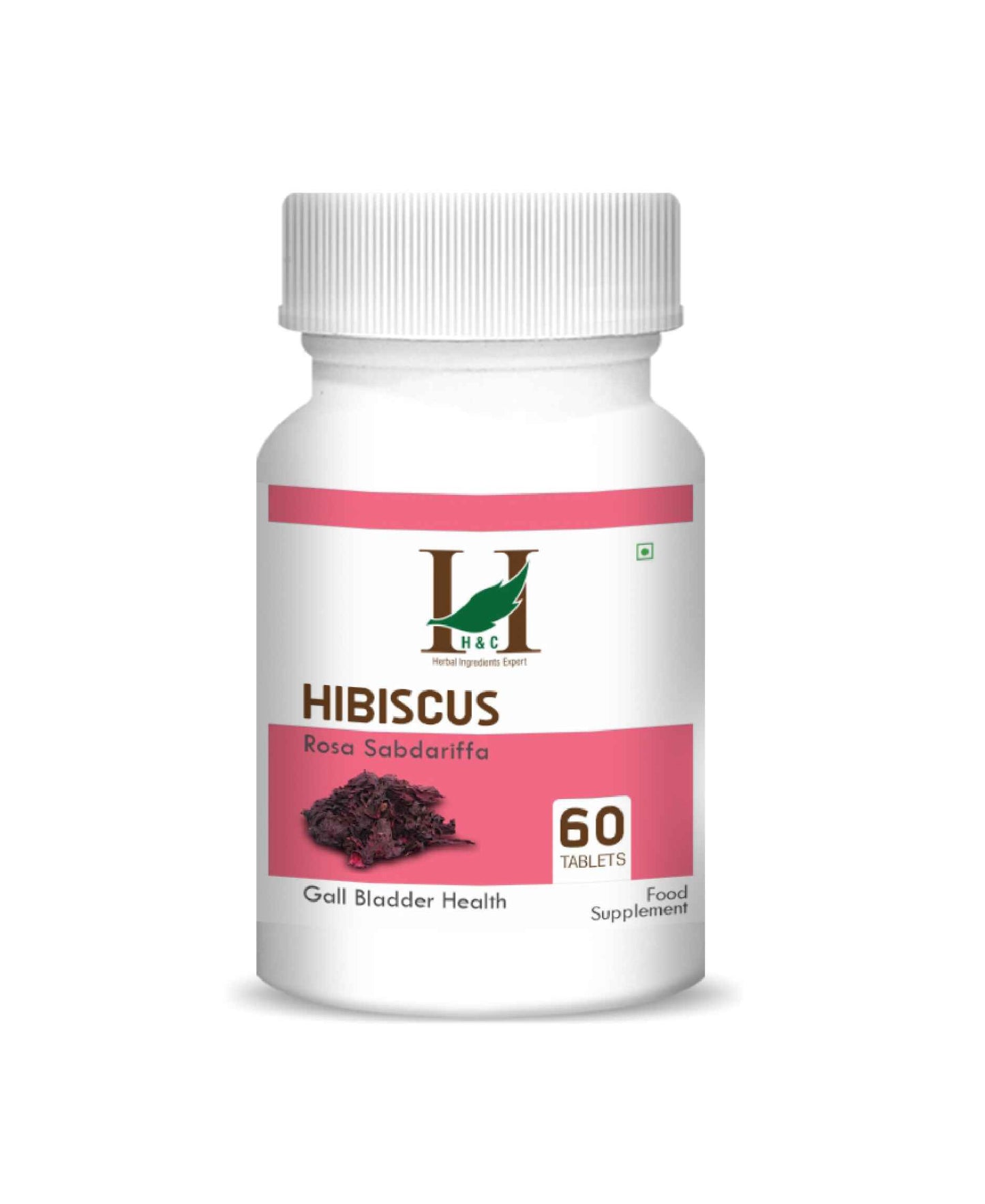 H&C Hibiscus Tablet - 350mg , 60 Count - HNW GLOBAL