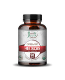 Just Jaivik Organic Hibiscus Caplet - 750mg, 90 count - HNW GLOBAL