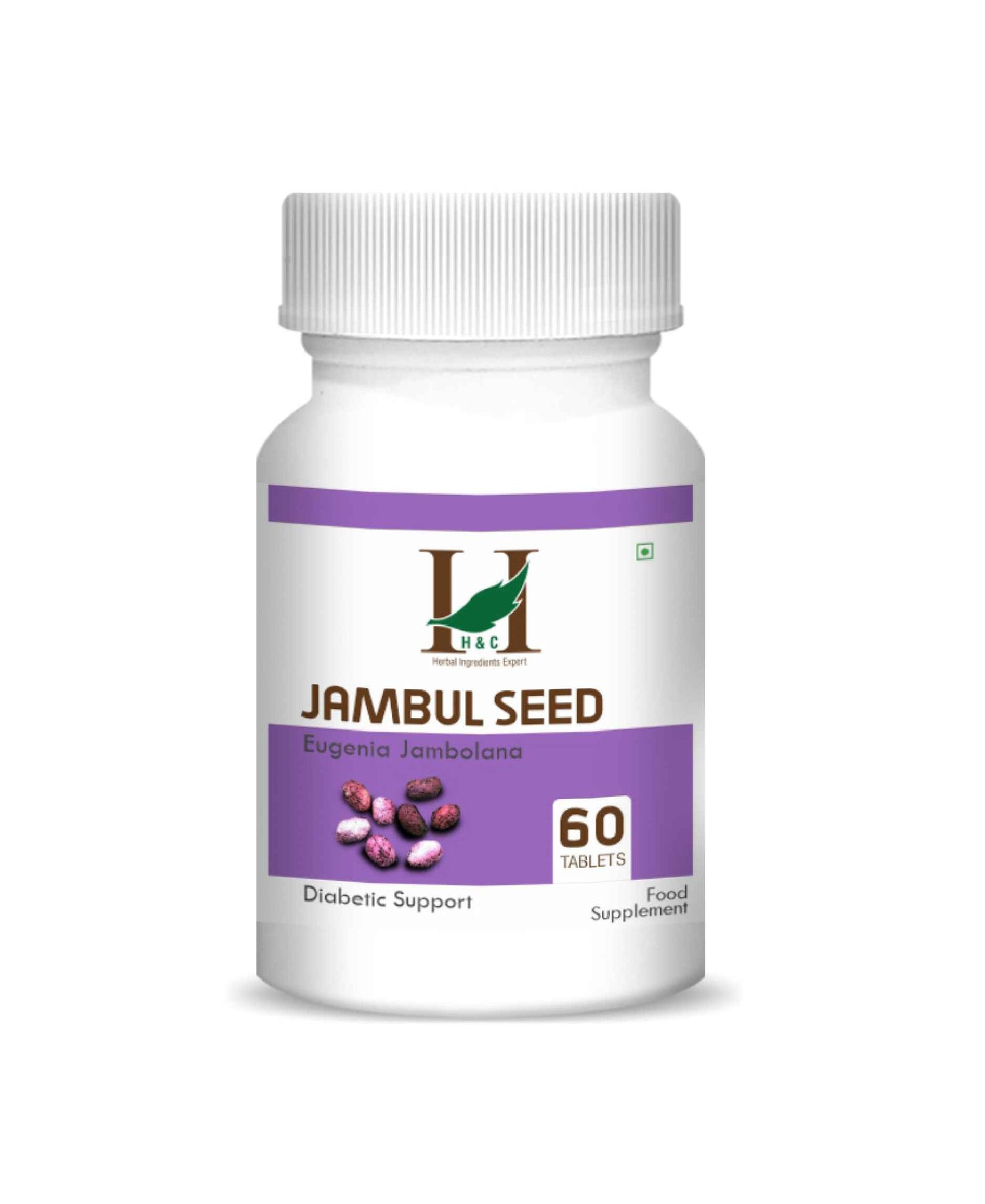 H&C Jambul Seed Tablet - 350mg , 60 Count - HNW GLOBAL