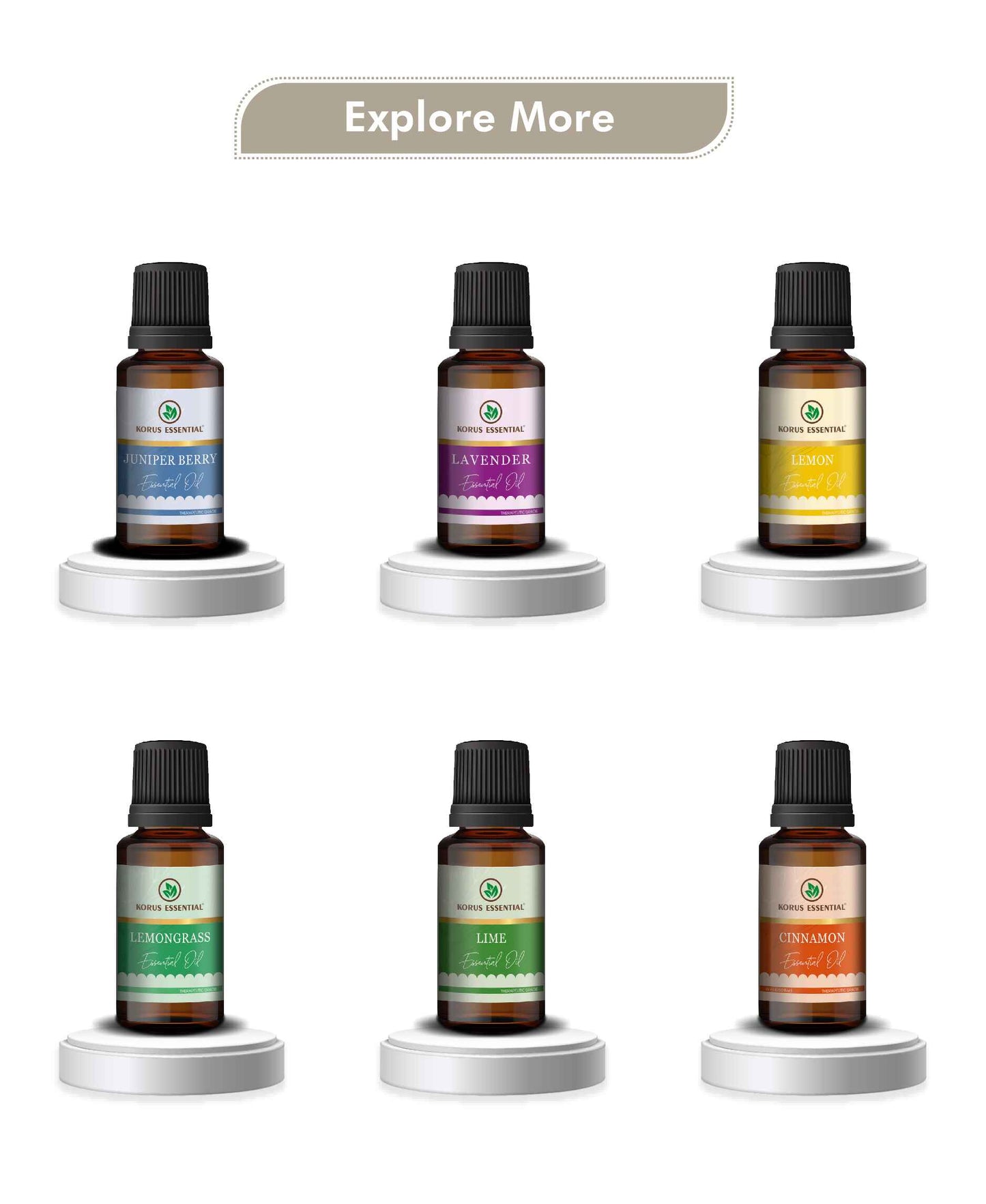 Korus Essential Jasmine Essential Oil - 15ml - HNW GLOBAL