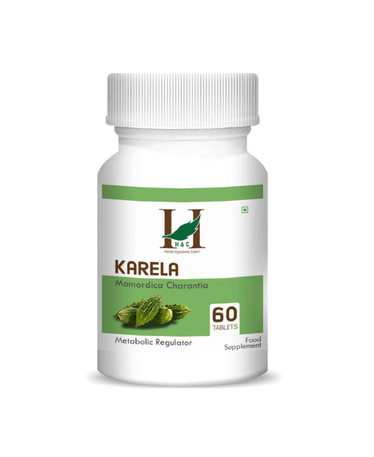 H&C Karela Tablet - 350mg , 60 Count - HNW GLOBAL