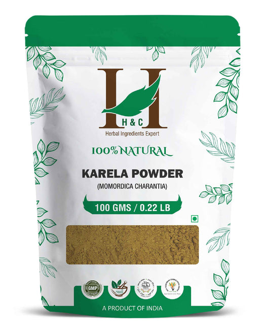 H&C Natural Karela Powder - 100gm - HNW GLOBAL