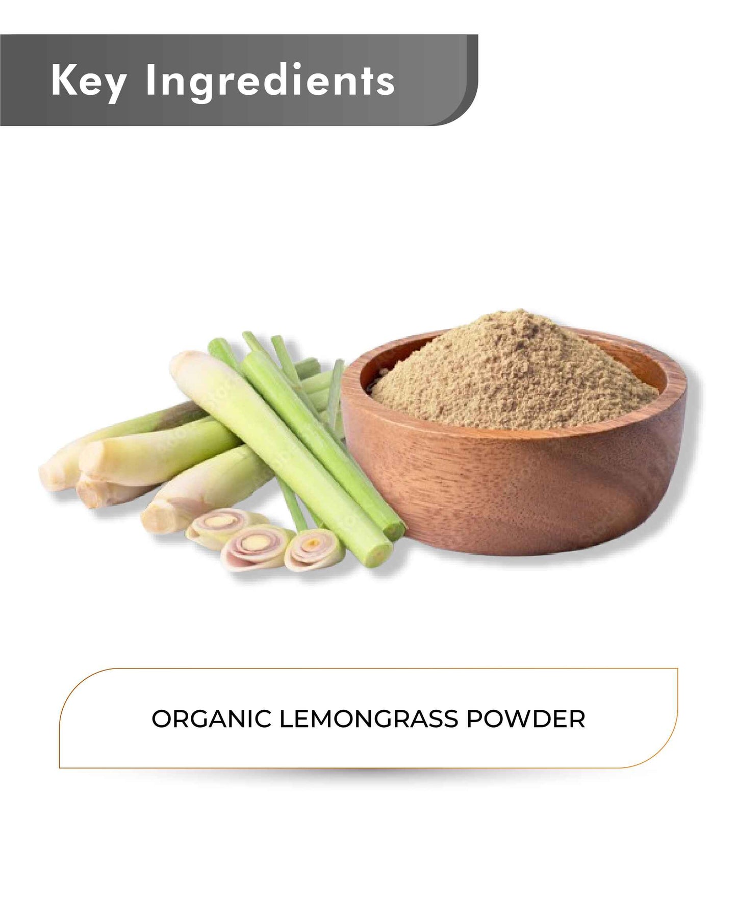 Just Jaivik Organic Lemongrass Powder - 100gm - HNW GLOBAL