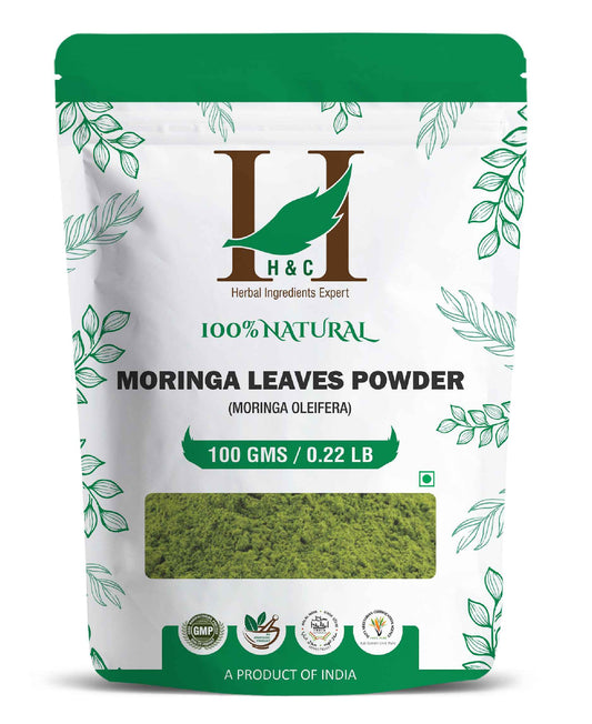 H&C Natural Moringa Leaves Powder - 100gm - HNW GLOBAL