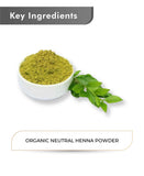 Just Jaivik Organic Neutral Henna Powder - 100gm - HNW GLOBAL