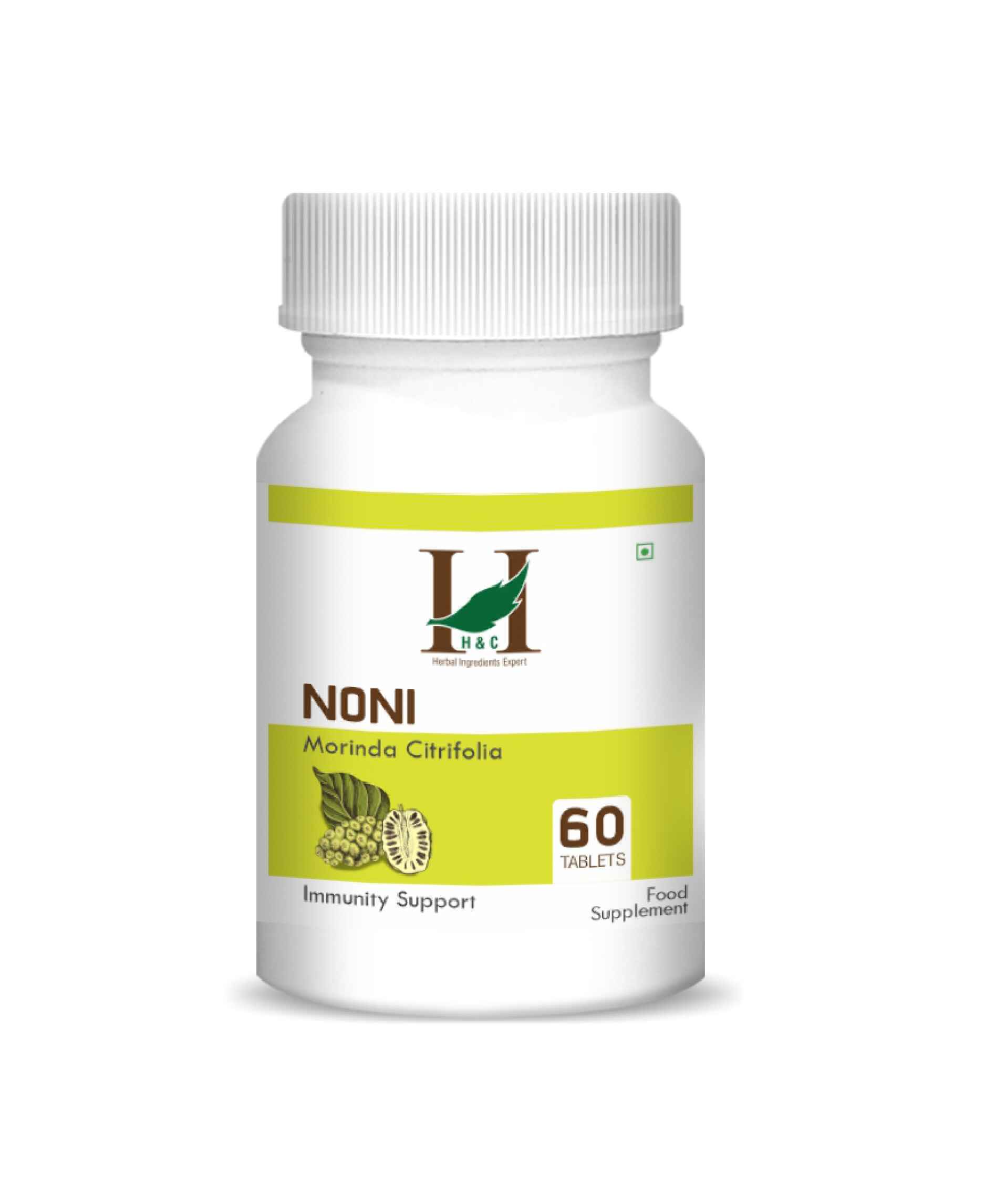 H&C Noni Tablet - 350mg , 60 Count - HNW GLOBAL