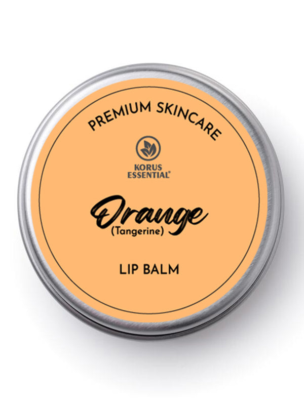 Orange Lip Balm with Shea Butter - 8 Grams