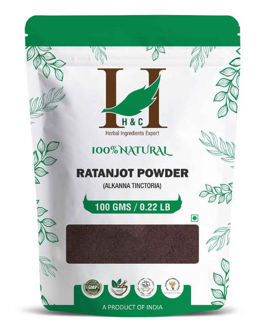 H&C Natural Ratanjot Powder - 100gm - HNW GLOBAL