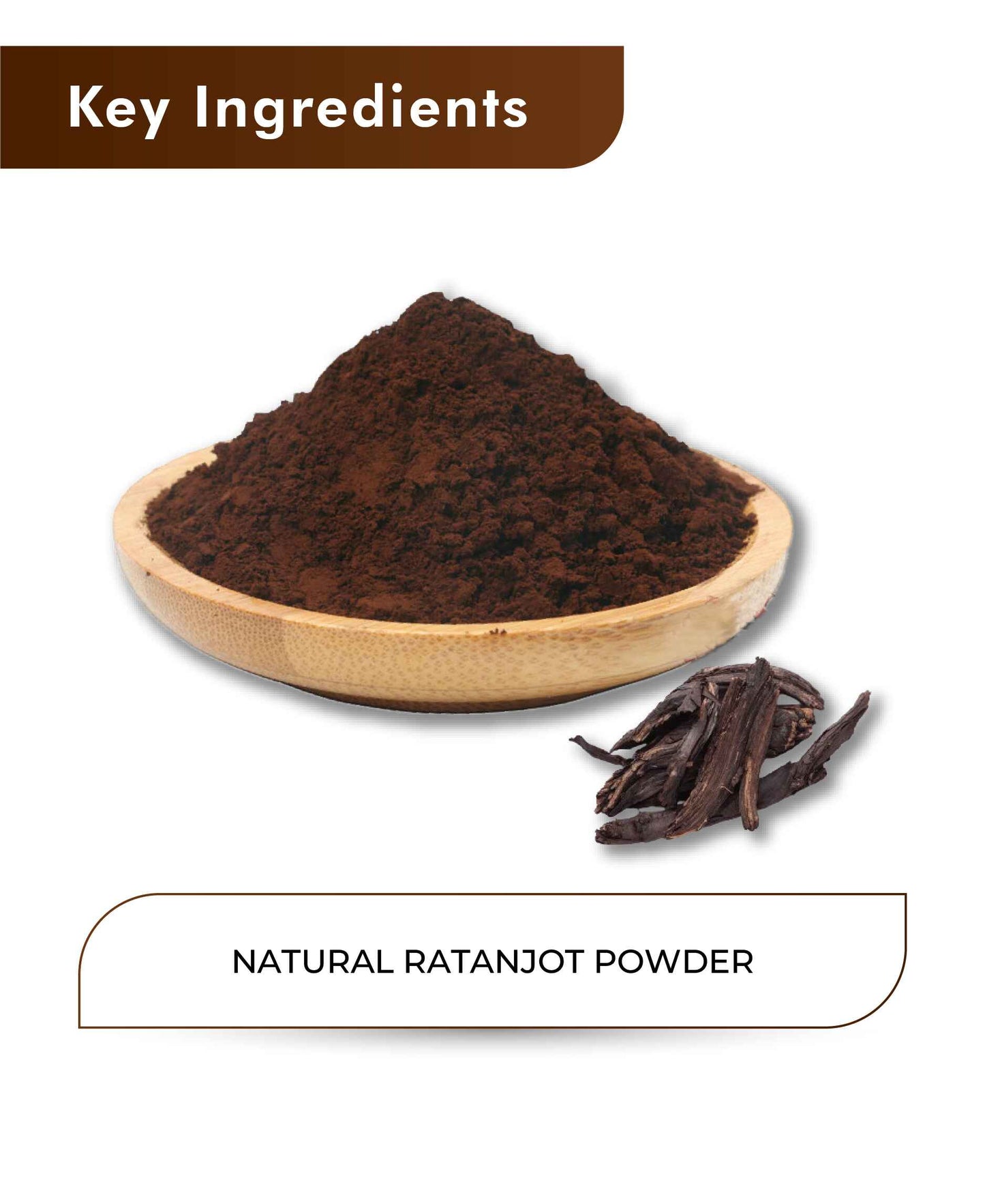 H&C Natural Ratanjot Powder - 100gm - HNW GLOBAL