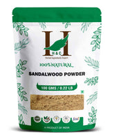 H&C Natural Sandalwood Powder / Santalum Album - 100gm - HNW GLOBAL