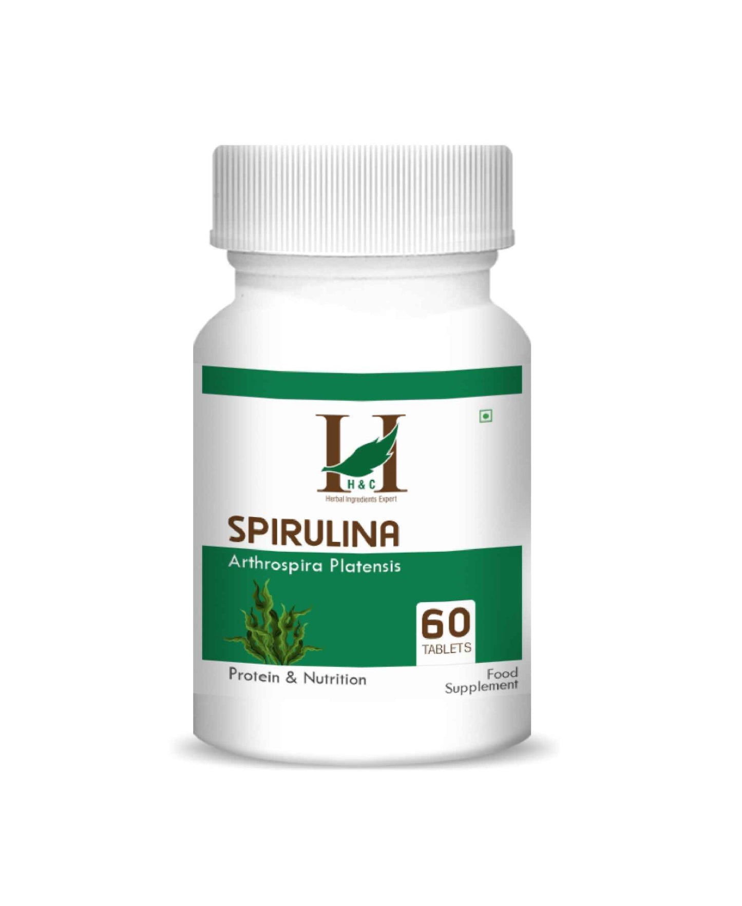 H&C Spirulina Tablet - 350mg , 60 Count