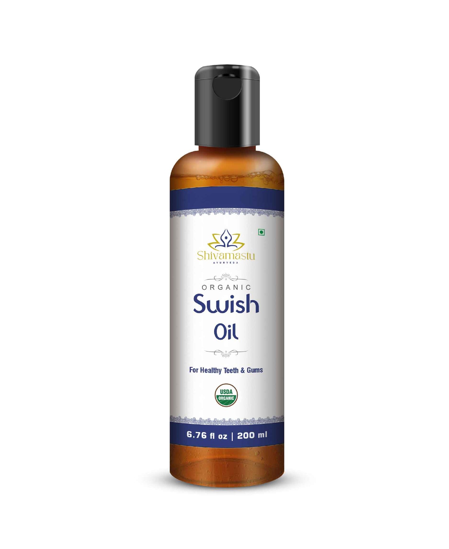 Shivamastu Organic Swish Oil 200 ml - 6.76 fl oz By Shivamastu - HNW GLOBAL