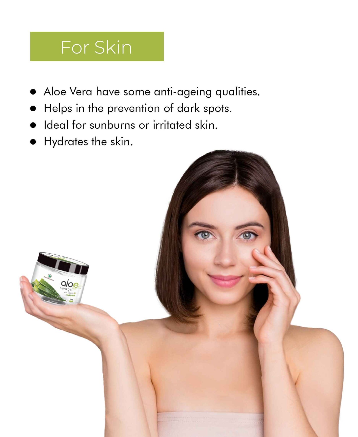 Korus Essential Aloe Vera Gel With Vitamin E and Tea tree (200 g) - HNW GLOBAL