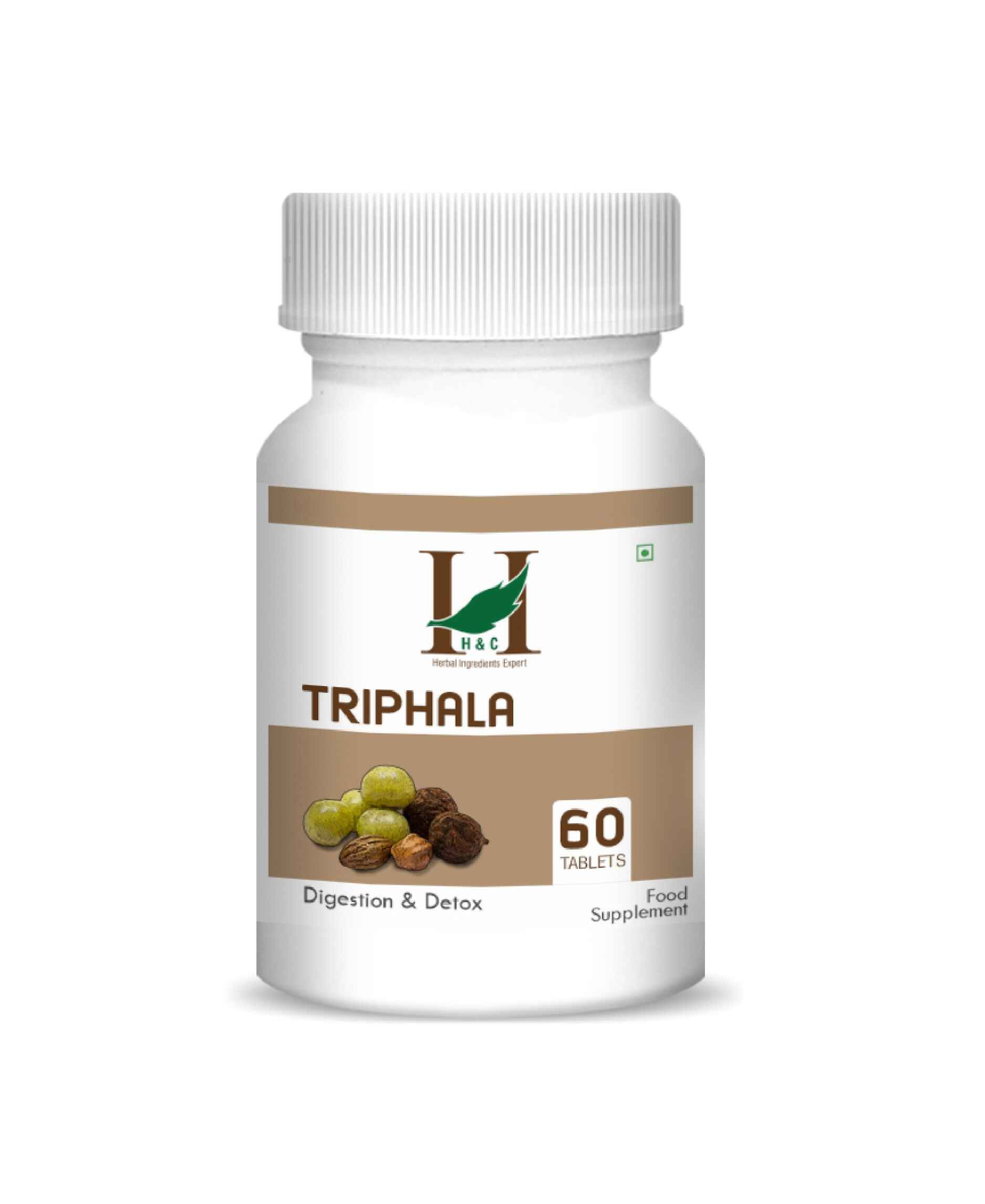 H&C Triphala Tablet - 350 mg , 60 Count - HNW GLOBAL