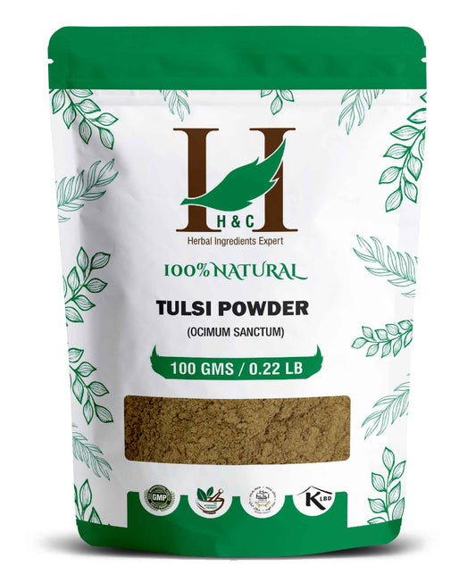 H&C Natural Tulsi Powder - 100gm - HNW GLOBAL