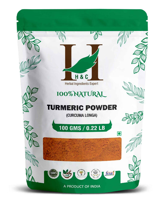 H&C Natural Turmeric Powder - 100gm - HNW GLOBAL