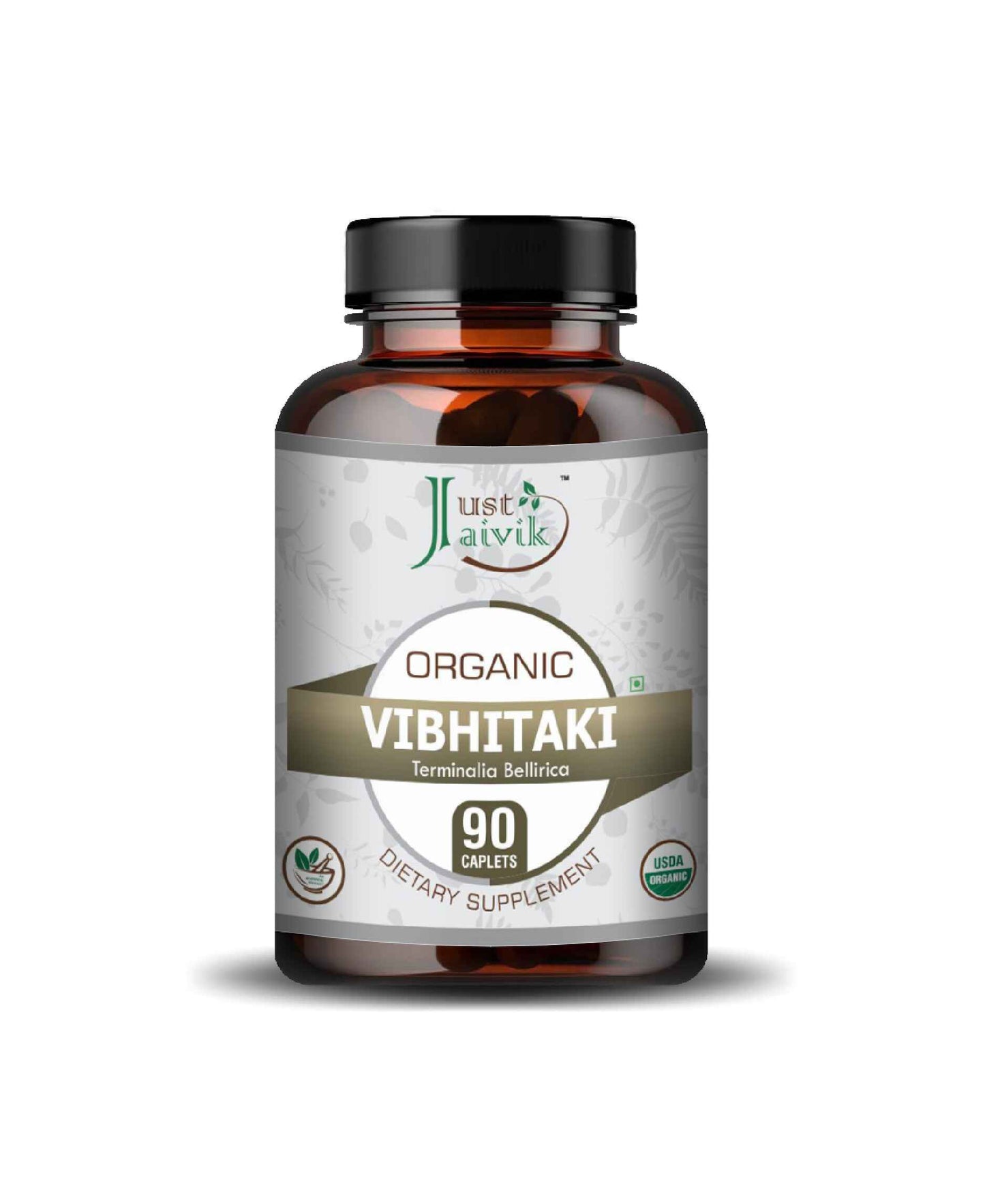 Just Jaivik Organic Vibhitaki Caplet - 750mg, 90 count
