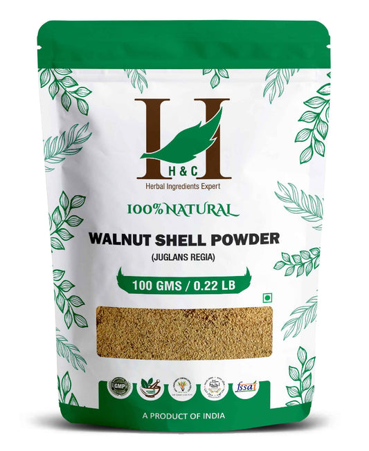 H&C Natural Walnut Shell Powder - 100gm - HNW GLOBAL