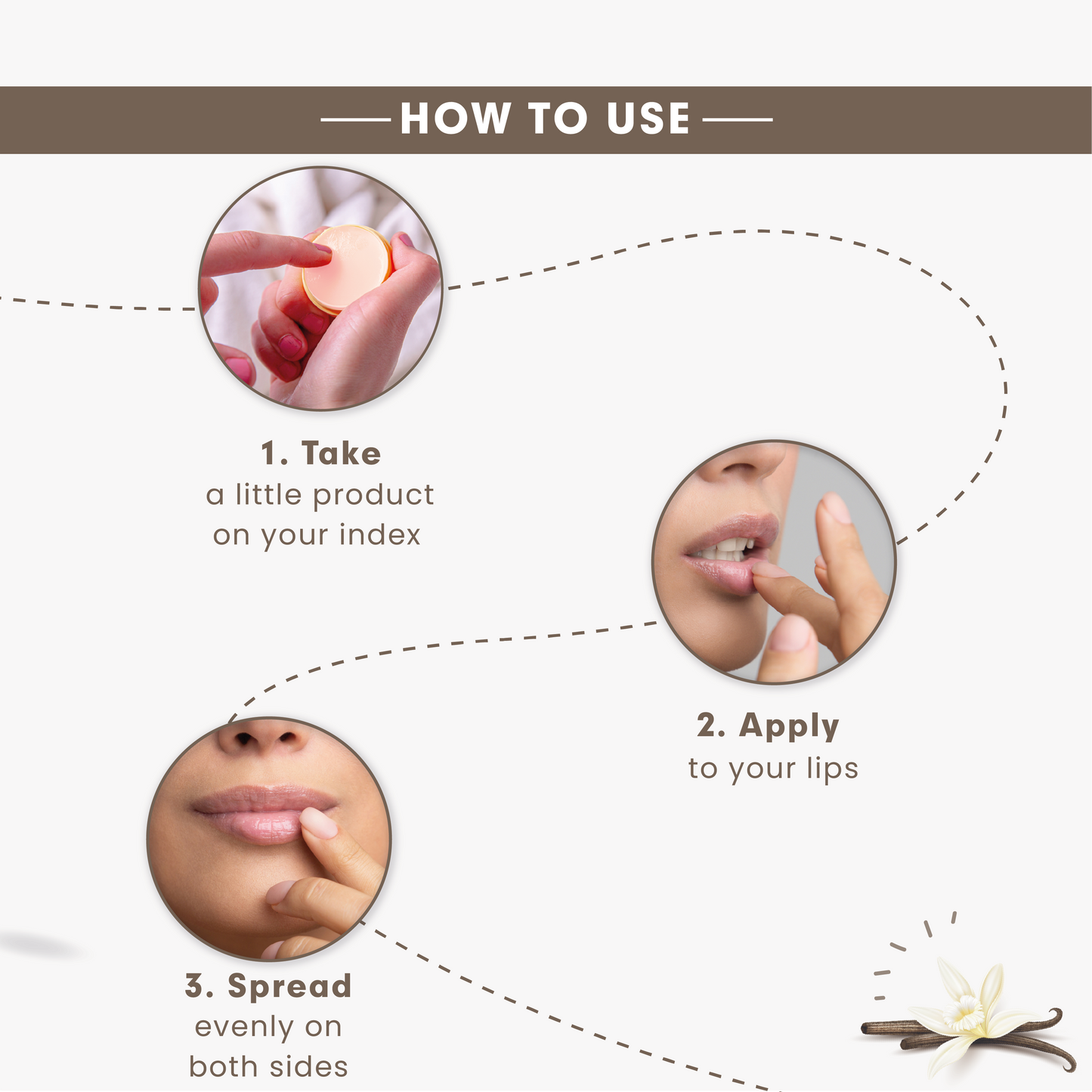Vanilla Lip Balm with Shea Butter - 8 Grams
