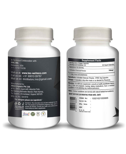 Two white supplement bottles with black labels on a white background