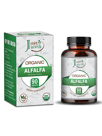 Organic Alfalfa Caplet - 750mg, 90 count