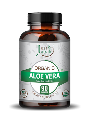 Organic Aloe Vera Caplet - 750mg, 90 count