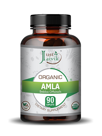 Organic Amla Caplet - 750mg, 90 count