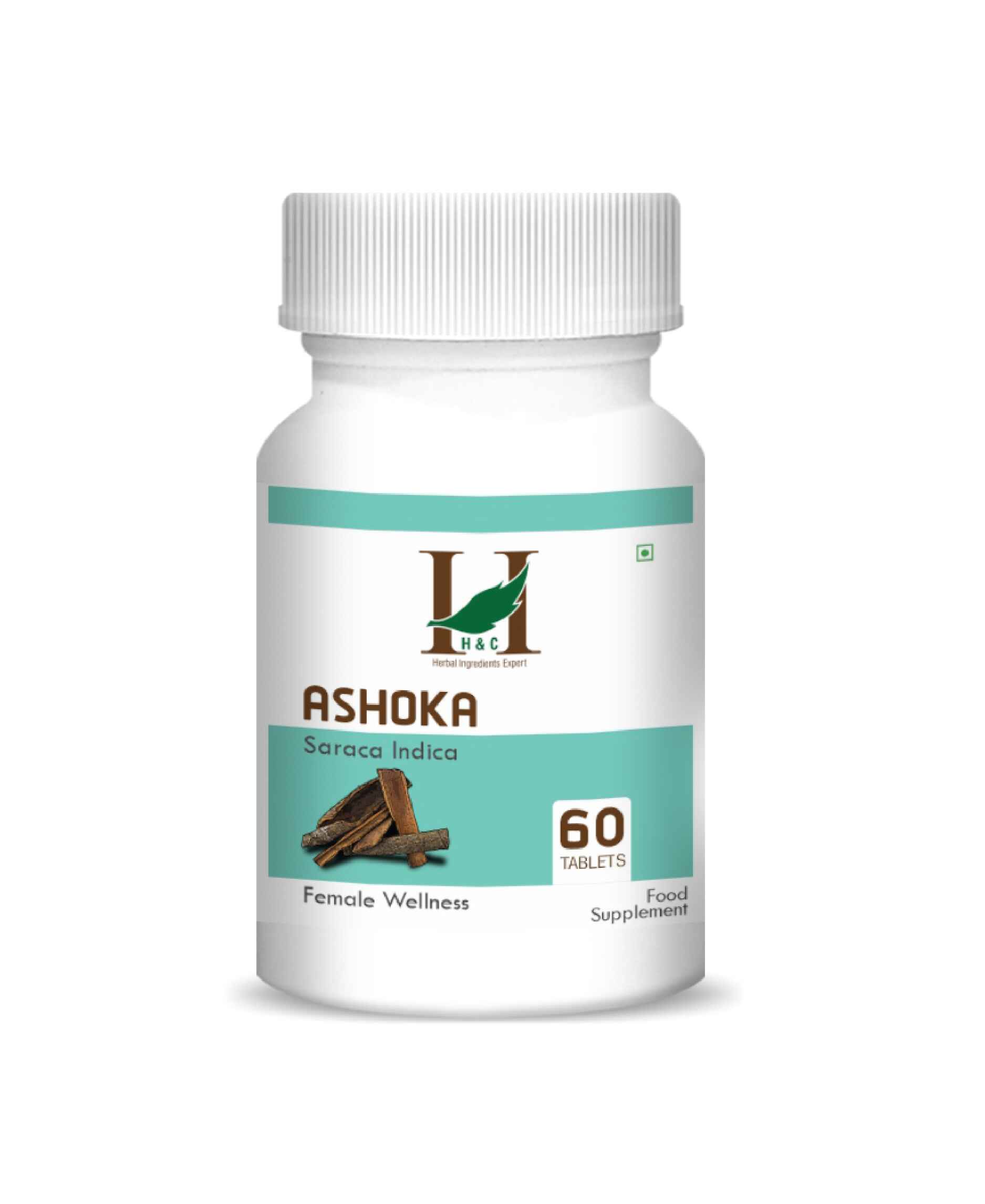 H&C Ashoka Tablet - 350mg , 60 Count - HNW GLOBAL