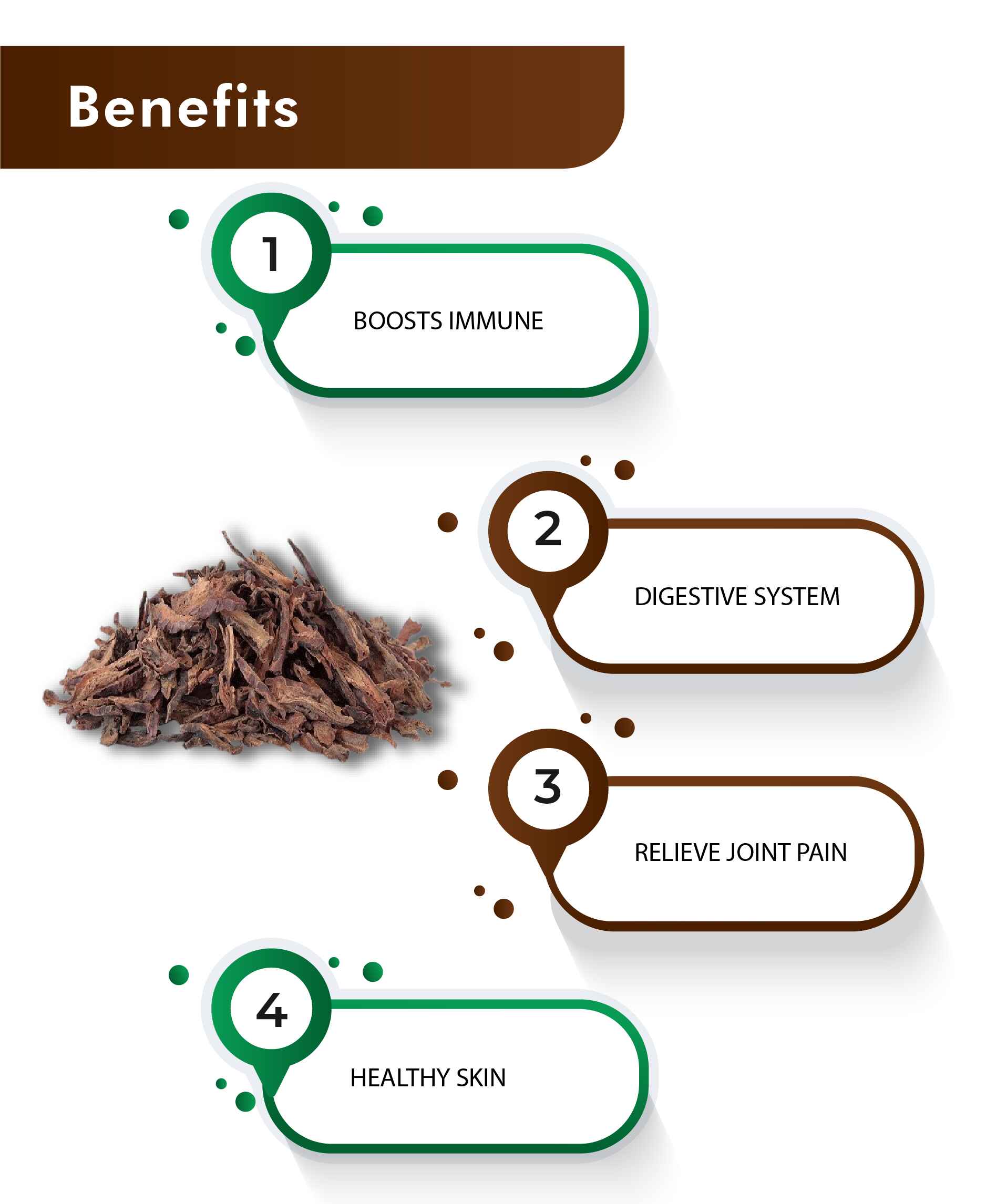 H&C Natural Ashoka Powder - 100gm - HNW GLOBAL