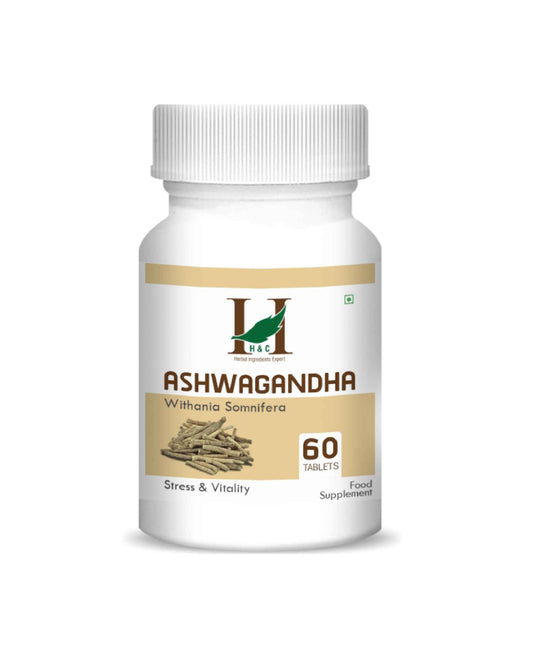 H&C Ashwagandha Tablet - 350mg , 60 Count