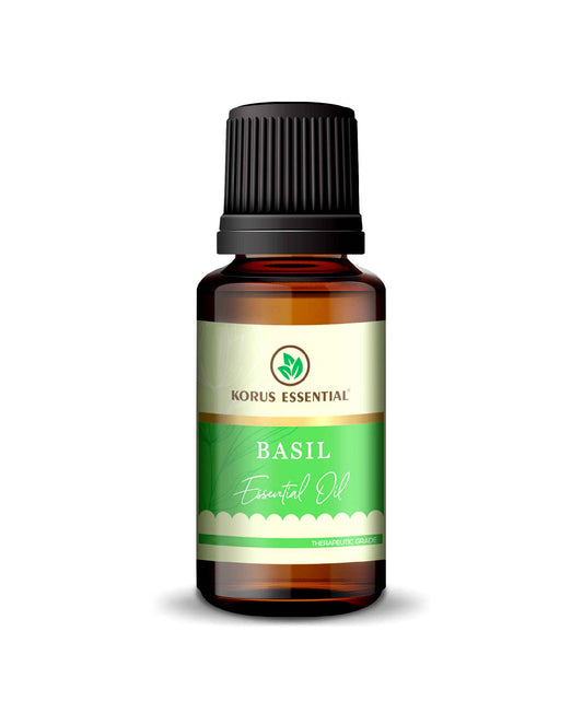 Korus Essential Basil Essential Oil - 15ml - HNW GLOBAL