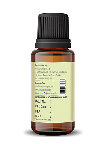 Basil Essential Oil - 15ml By Korus Essential